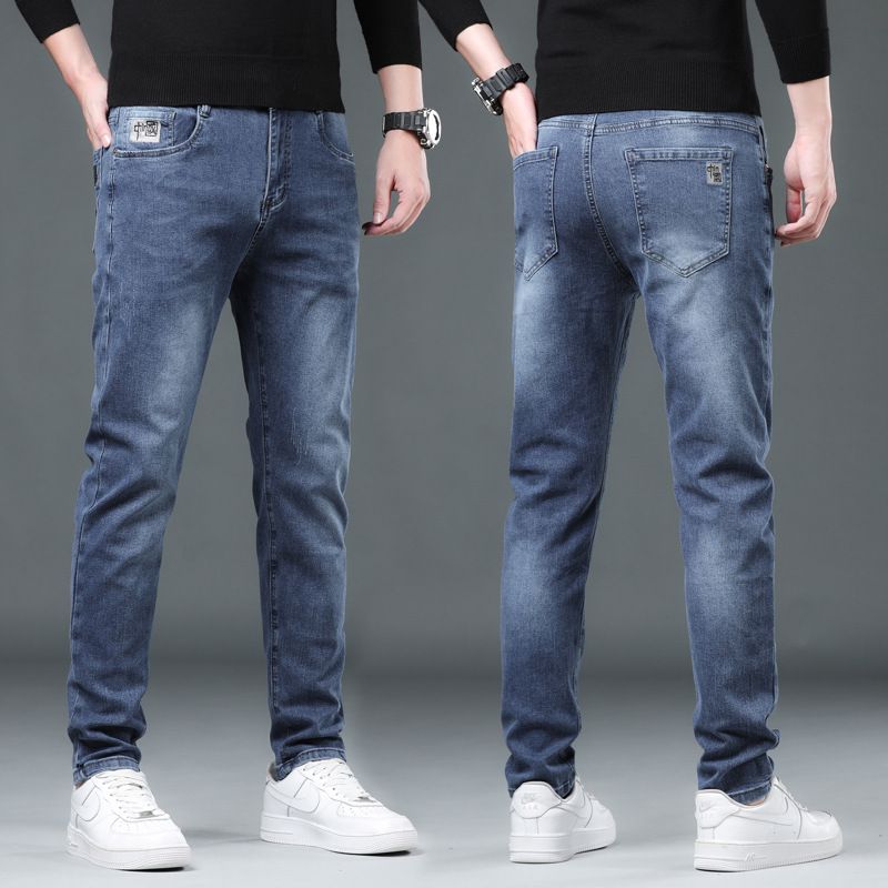 Mænds Jeans Loose Fit Small Feet Casual Bukser