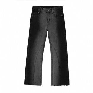 Mænds Kontrastfarvede Jeans