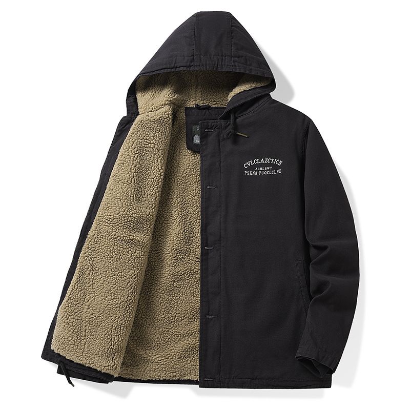 Mænds Overtøj Casual Jakker Hooded Solid