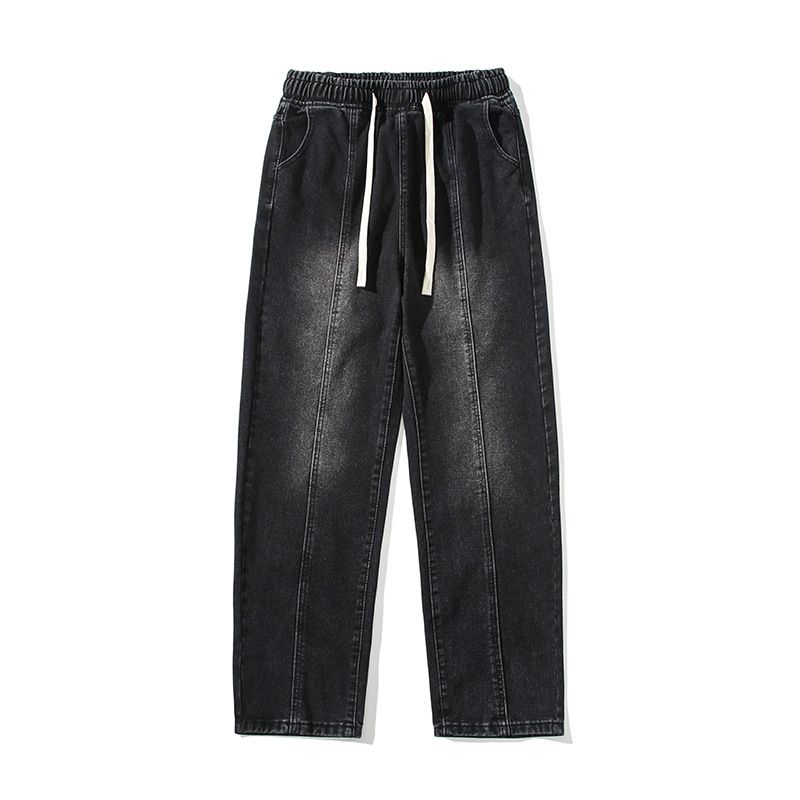 Mænds Vintage Jeans Gradient Loose Straight Pants