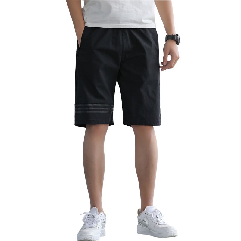 Nye Casual Shorts Til Mænd Trendy Fashion Stretch Åndbar Sport Fem Points