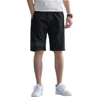 Nye Casual Shorts Til Mænd Trendy Fashion Stretch Åndbar Sport Fem Points