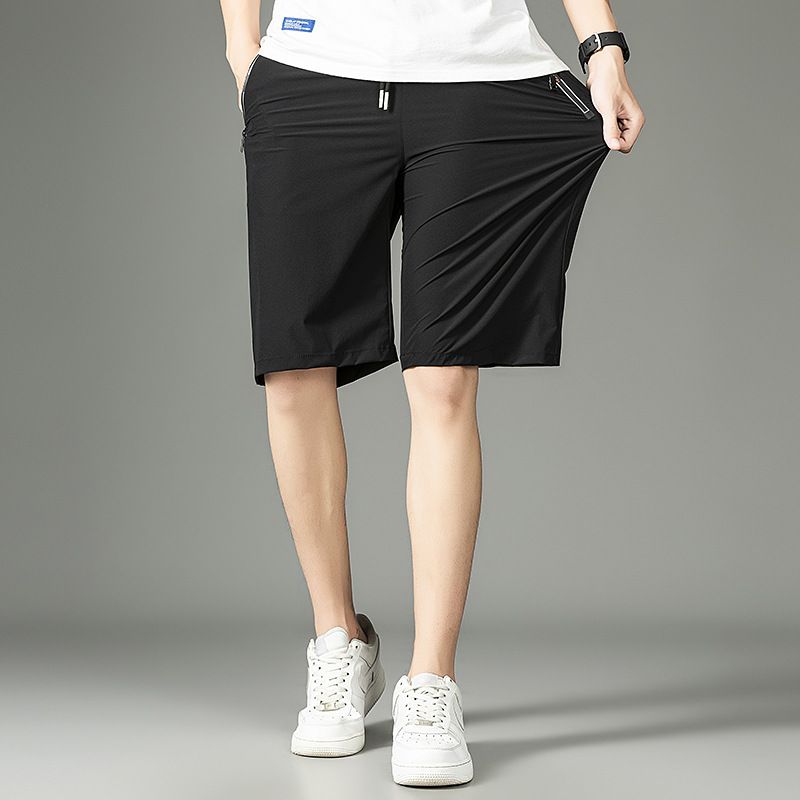 Nye Casual Shorts Til Mænd Trendy Fashion Stretch Åndbar Sport Fem Points