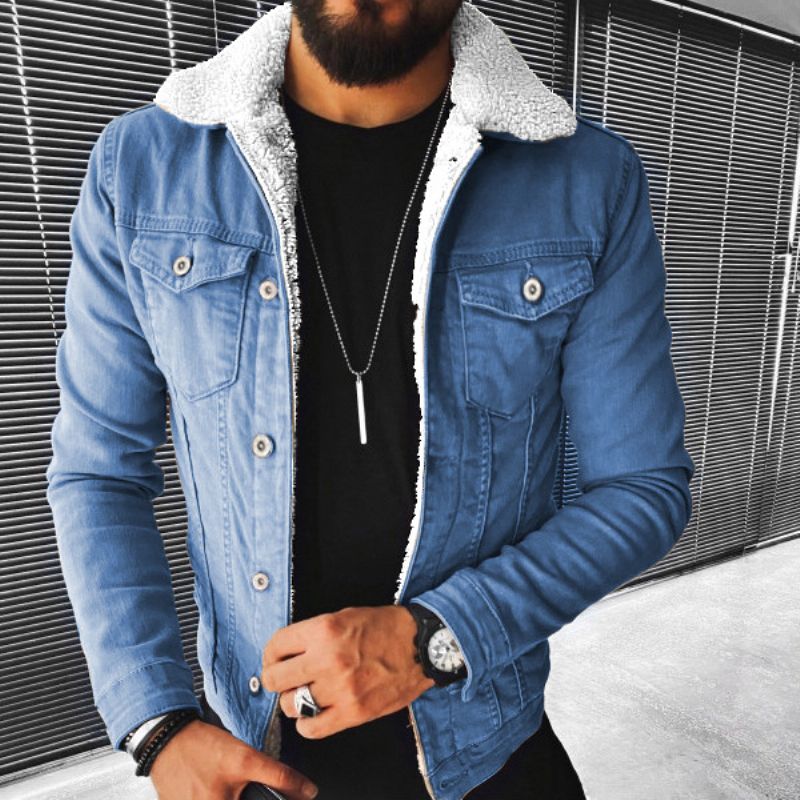 Overtøj Herre Styles Denim Jakker