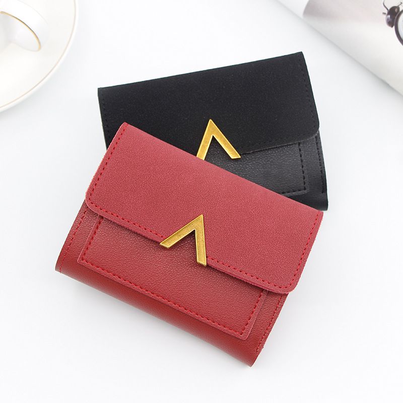 Personlig Ny Dame Kortholder Lille Pung Tri-fold Clutch Kvinde Multi-kort