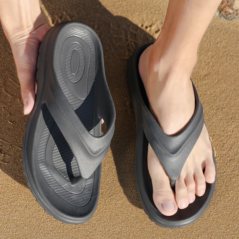 Plus Size Sommer Udendørs Sportsflip Flops Herre Strandsko Trendy Personlighed Pinch Sandaler Hjemmesko