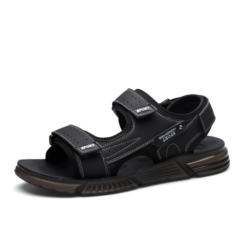 Sandaler Herre 2023 Sommer Ny Ungdomsmode Trendy Strandsko Udendørs Åndbar Blød Bund Casual