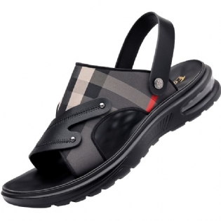 Sandaler Med Bløde Såler Herre 2023 Ny Trend Sommer Afslappet Kørsel Strandsandaler Hjemmesko Sko