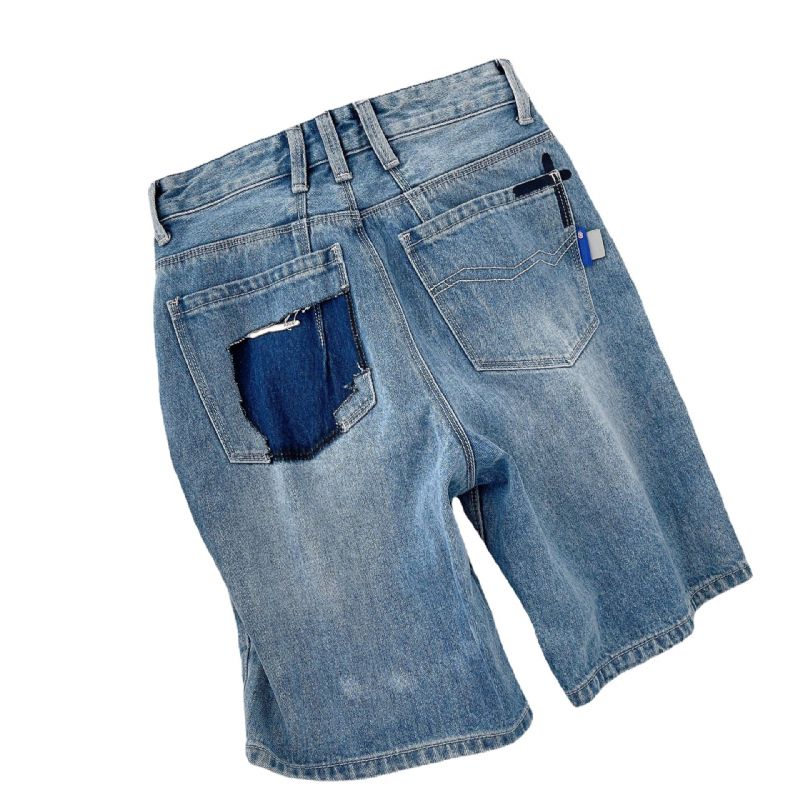 Shorts Sommer Nye Løse Afslappede Kvinders Nye Denim Højtaljede Kropsbukser