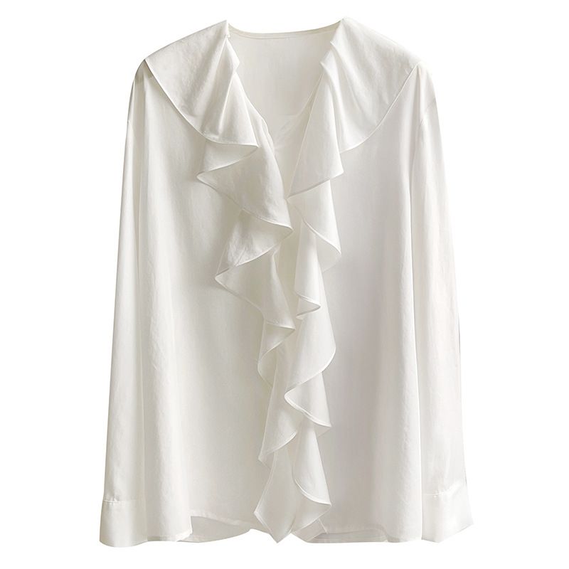 Skjorte Dame Tencel Drape Top