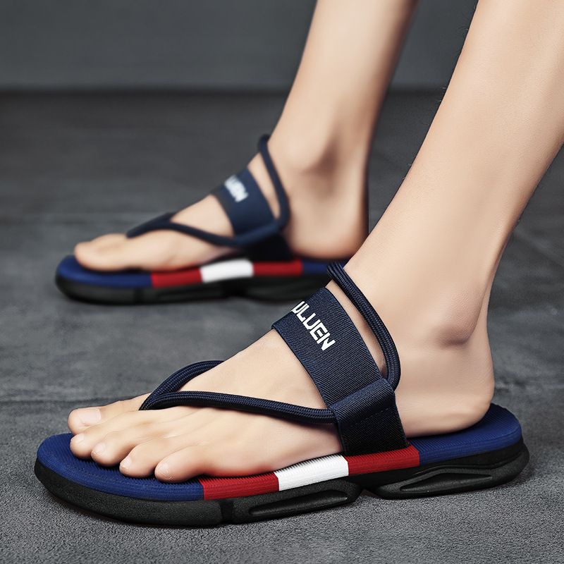 Sommer 2023 Nye Flip-flops Trendy Mænds Strandsandaler Skridsikre Deodorant Slidbestandige Afslappede