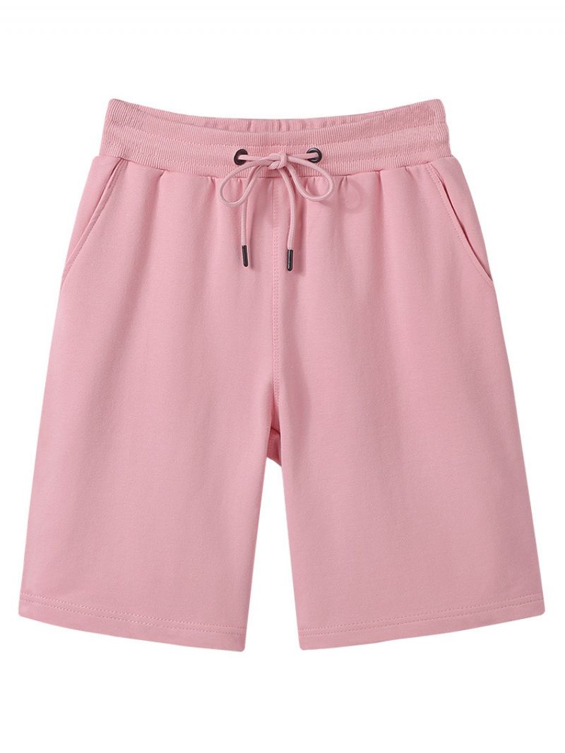 Sommer Bomuld Åndbare Casual Shorts Herre Nye Trend Strand Fem Point