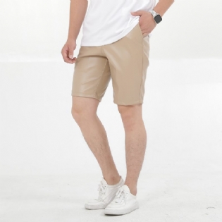 Sommer Tynde Mænds Stretch Farve Hvide Shorts Five Points