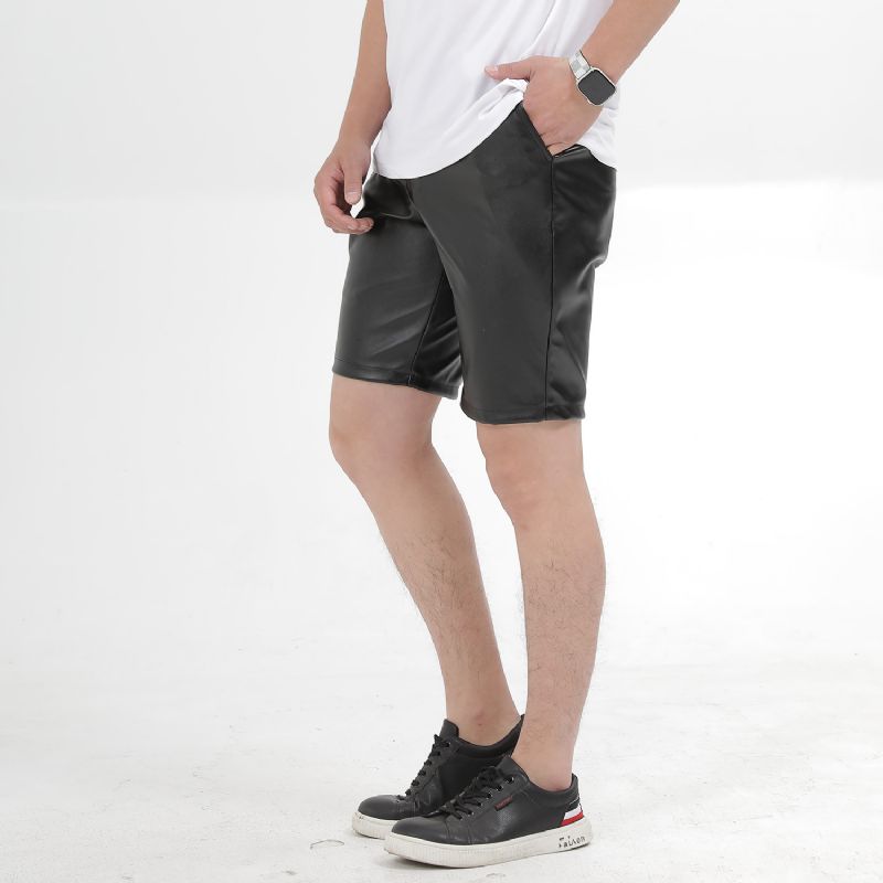 Sommer Tynde Mænds Stretch Farve Hvide Shorts Five Points