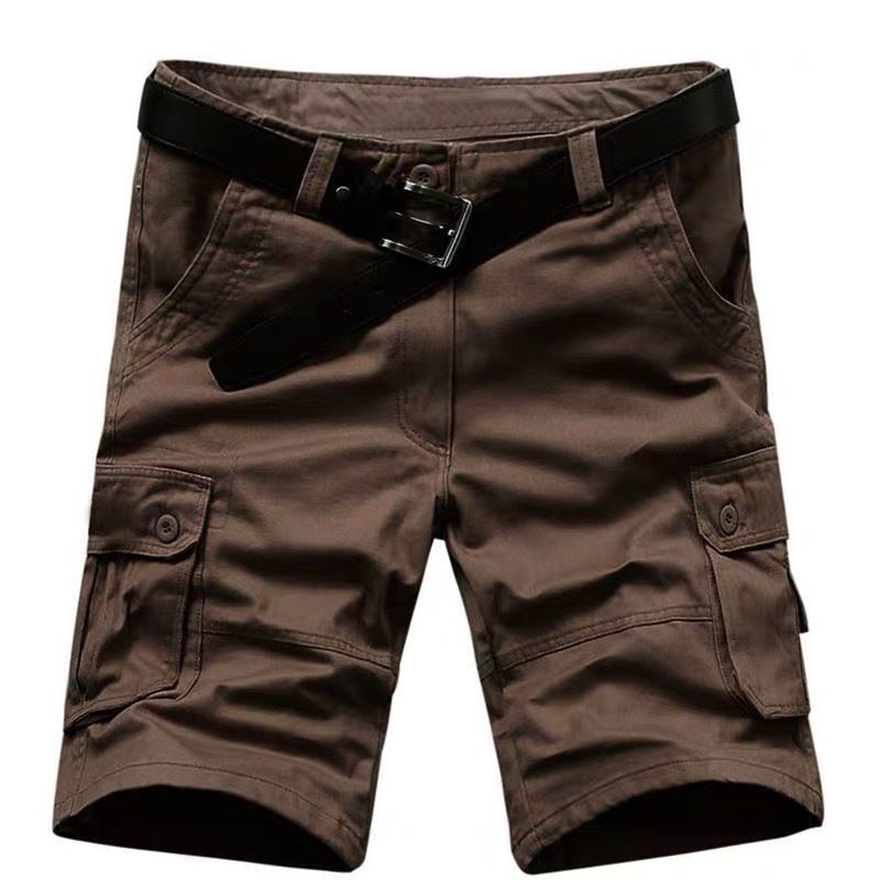 Sommer Workwear Shorts Mænd Tynd Sektion Fem Point Lommer Løse Casual