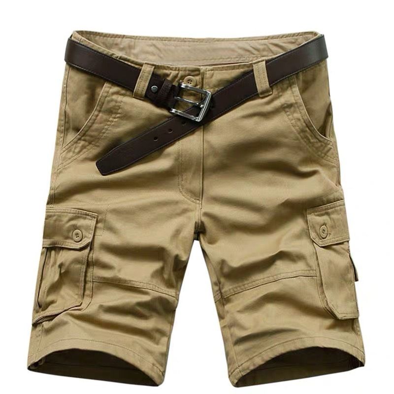 Sommer Workwear Shorts Mænd Tynd Sektion Fem Point Lommer Løse Casual