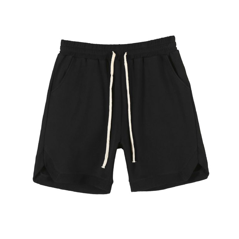 Sportshorts Til Mænd Retro Løse Bomuldsshorts Cropped Bukser