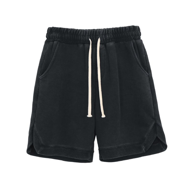 Sportshorts Til Mænd Retro Løse Bomuldsshorts Cropped Bukser