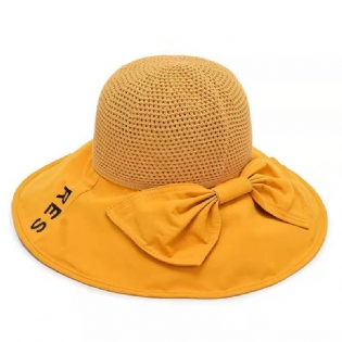 Stor Sløjfehat Skygge Mode Sommer Cool Hat Solhat Afslappet Hat