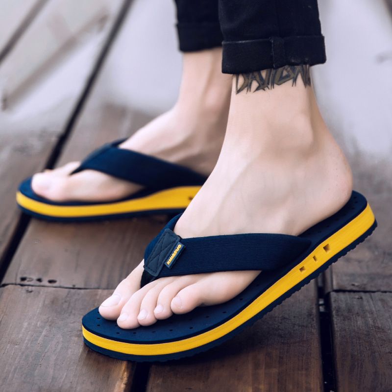 Store Størrelse Hjemmesko 464748 Sommerflip Flops Herresandaler Sko Herre Strandsko Klipklapper