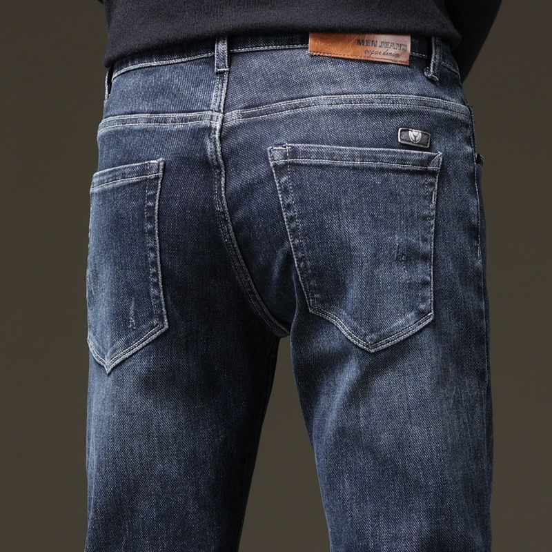 Stretch Jeans Mænd Små Fødder Slim Fit