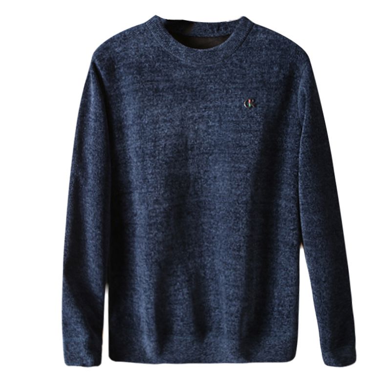 Strik Mænds Rund Hals Kort Varm Sweater Trøje