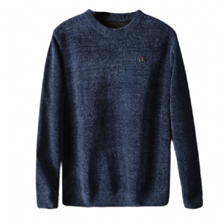 Strik Mænds Rund Hals Kort Varm Sweater Trøje