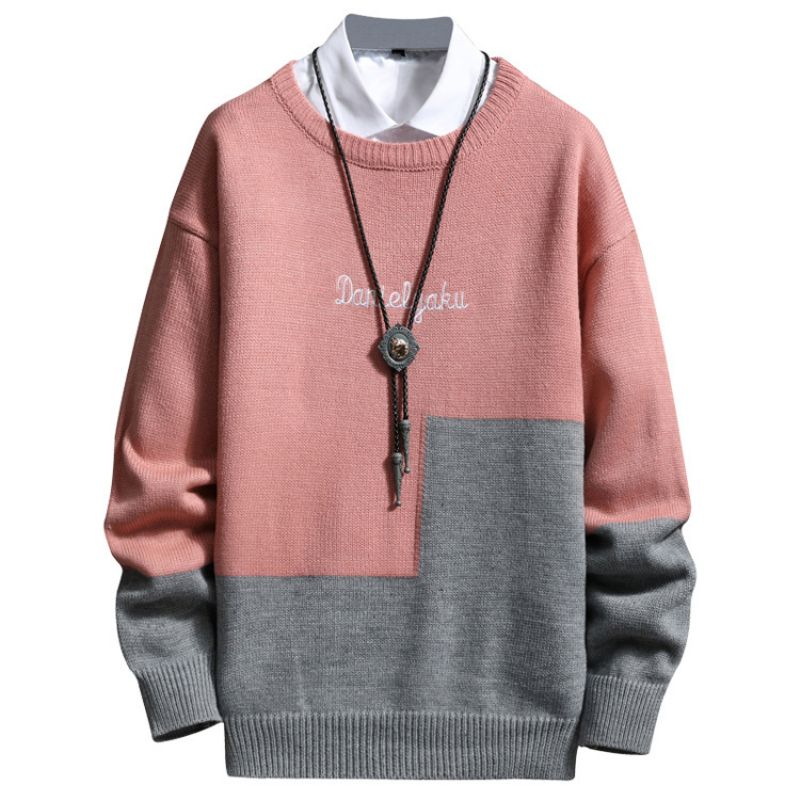 Sweater Herre Tykke Strik 2023 Varme Toppe