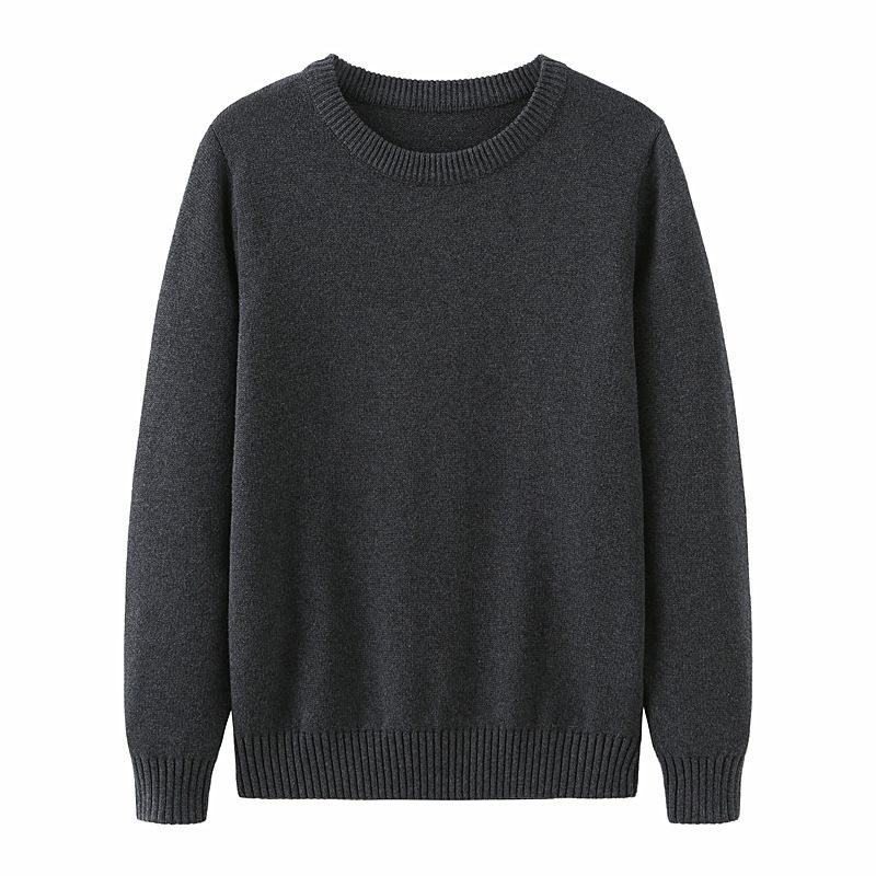 V-hals Sweater Fortykket Jakke Langærmet