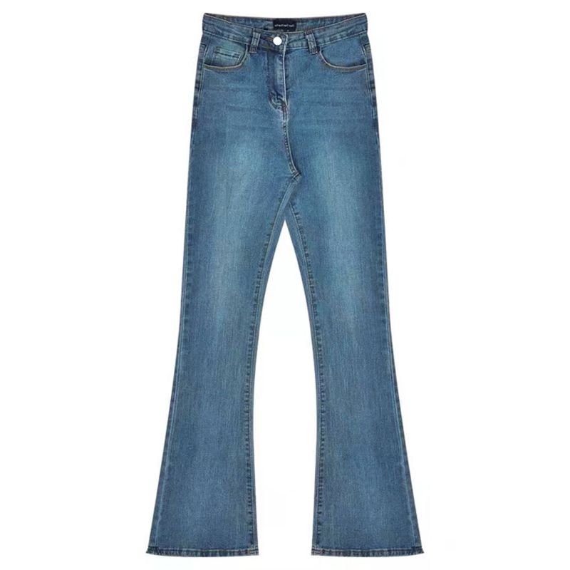 Vintage High Stretch Slim Fit Dame Jeans Høj Talje