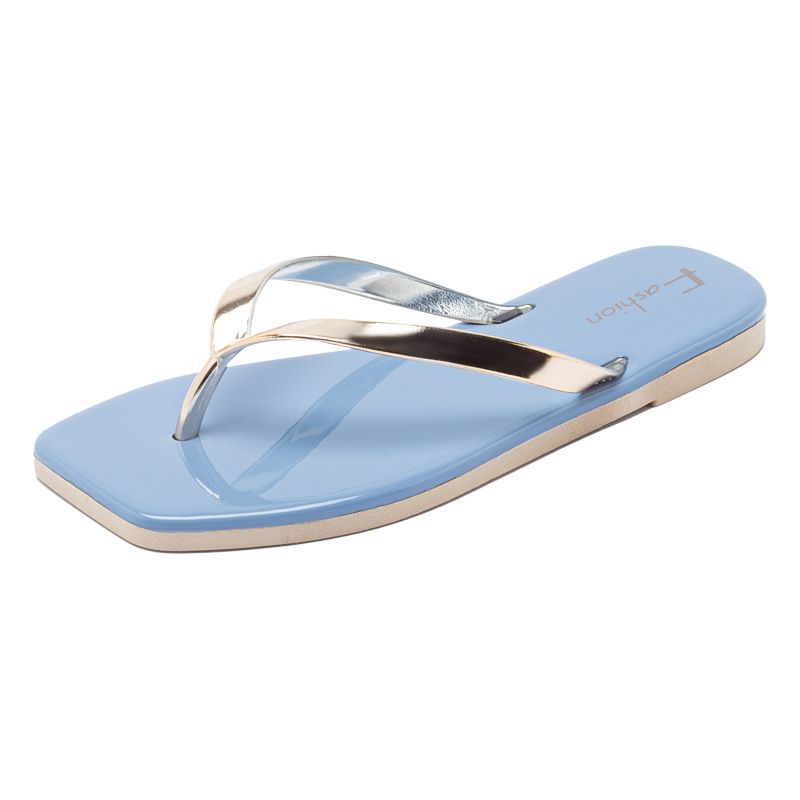 Flip Flops Kvinders Sommer Flade Sko Mode Knivspids Blød Bund Strandsandaler Hjemmesko Sko