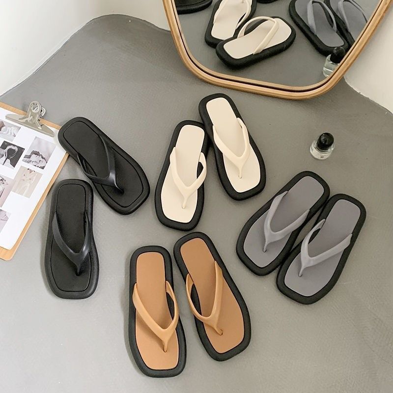 Flip Flops Kvinders Sommer Par Skridsikre Flade Sandaler Hjemmesko Sko Mode Strandsko