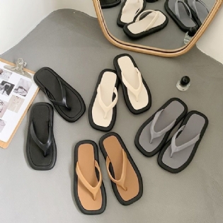 Flip Flops Kvinders Sommer Par Skridsikre Flade Sandaler Hjemmesko Sko Mode Strandsko