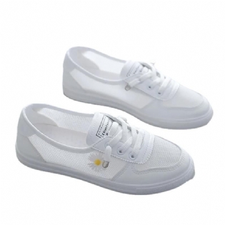 Damesko 2023 Forår Og Sommer Nye Fladbunde Mesh Åndbare Daisy Sneakers Trendy Sko Doudou Sko