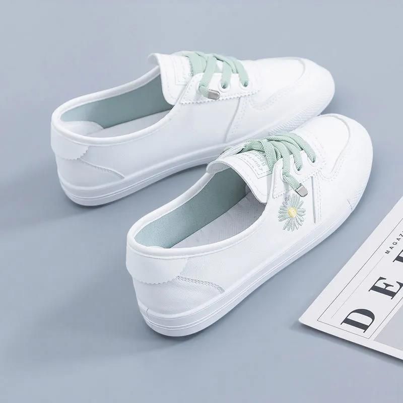 Damesko 2023 Forår Og Sommer Nye Fladbunde Mesh Åndbare Daisy Sneakers Trendy Sko Doudou Sko