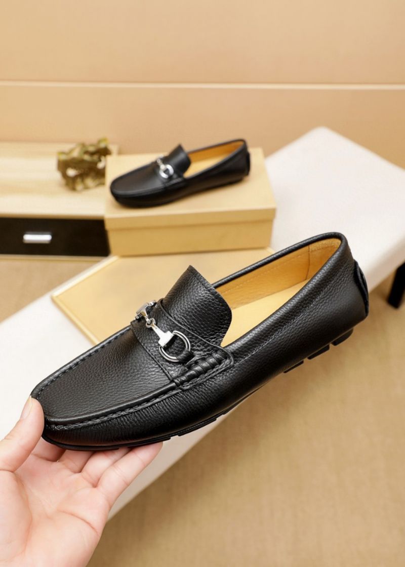 Mænds High-end Læder Loafers Moccasin Dress Sko