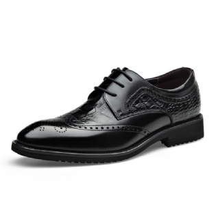 2023 New Fashion Brogue Sko Udskårne Mænds Sko Formel Business Casual Sorte Ko Kjole Sko