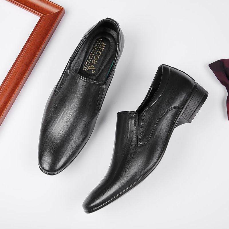 2023 Nye Afslappede Slip-on Business Formel Kjole Sko Mandlige Gentleman Loafers Åndbar Tidevand