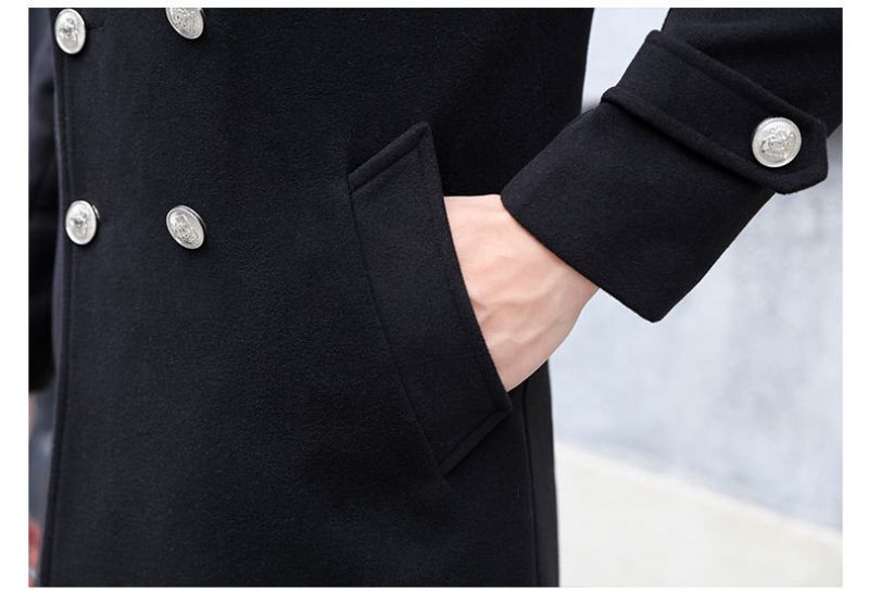 2023 Trenchcoats Til Mænd Fashion Slim Fit Frakker