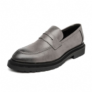 Doudou Sko Mænds Trend Slip-on Loafers Business Formelt Slid Åndbare Afslappede Kjole Sko