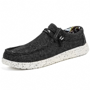 Loafers Flade Casual Sko Herre Canvas Sko Sneakers Slip-on