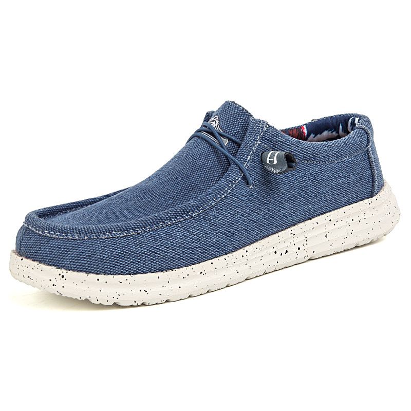 Loafers Flade Casual Sko Herre Canvas Sko Sneakers Slip-on