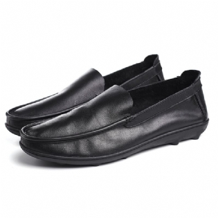 Mænd Doudou Åndbar Slip-on Afslappet Kjole Lav Top Sko Sommer Ungdom Blød Sål