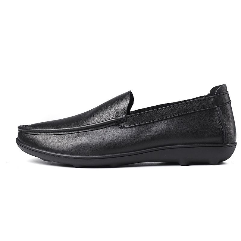 Mænd Doudou Åndbar Slip-on Afslappet Kjole Lav Top Sko Sommer Ungdom Blød Sål