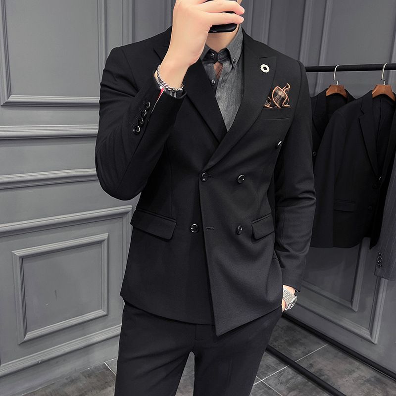 Mænd Slim Business Groomsmen Kjoler Suits Trend