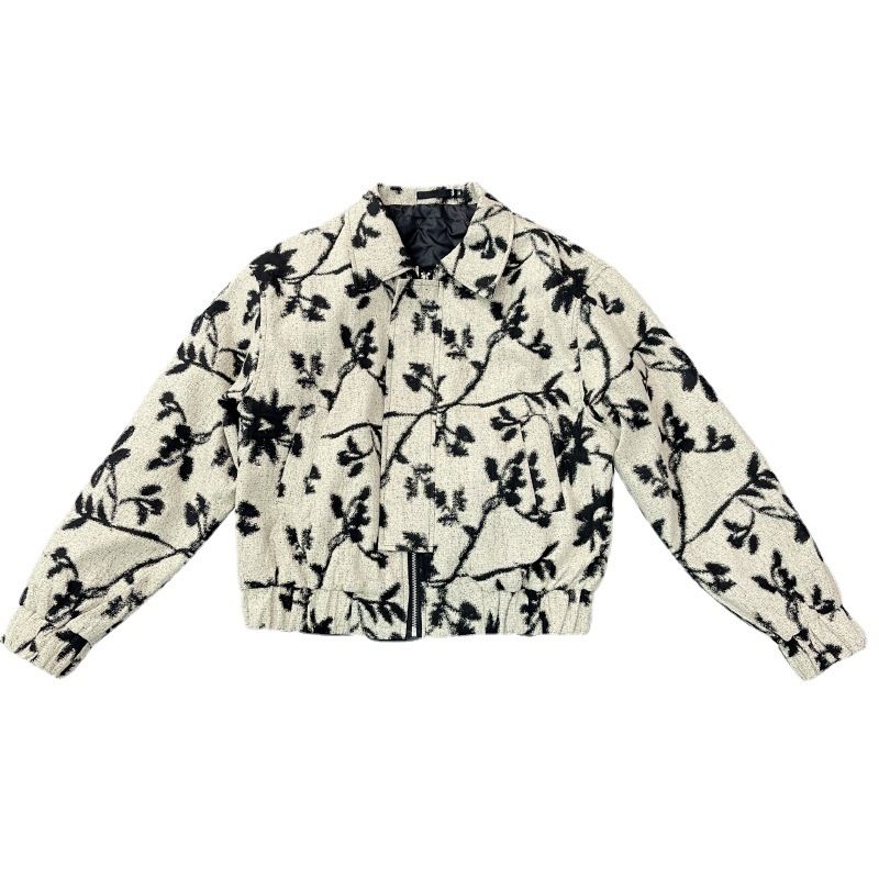 Mænds Jakke Casual Print Lapel Loose Floral