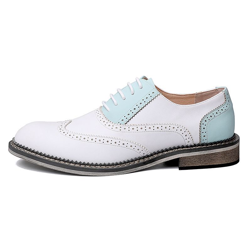 Mænds Sko 2023 Nye Business Dress Sko Casual Fashion Brogue Shoes Personlige Bryllupssko