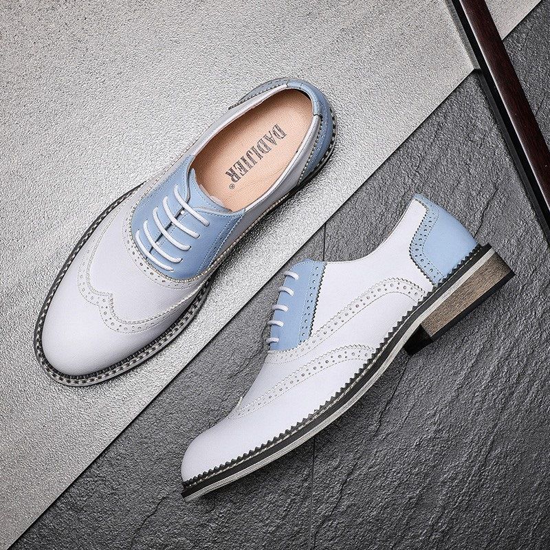 Mænds Sko 2023 Nye Business Dress Sko Casual Fashion Brogue Shoes Personlige Bryllupssko