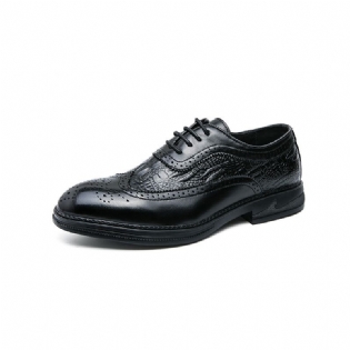 Plus Size Business Mænds Casual Dress Sko 46 Størrelse Autumn Gentleman Brogue Shoes Sko Trendy Sko