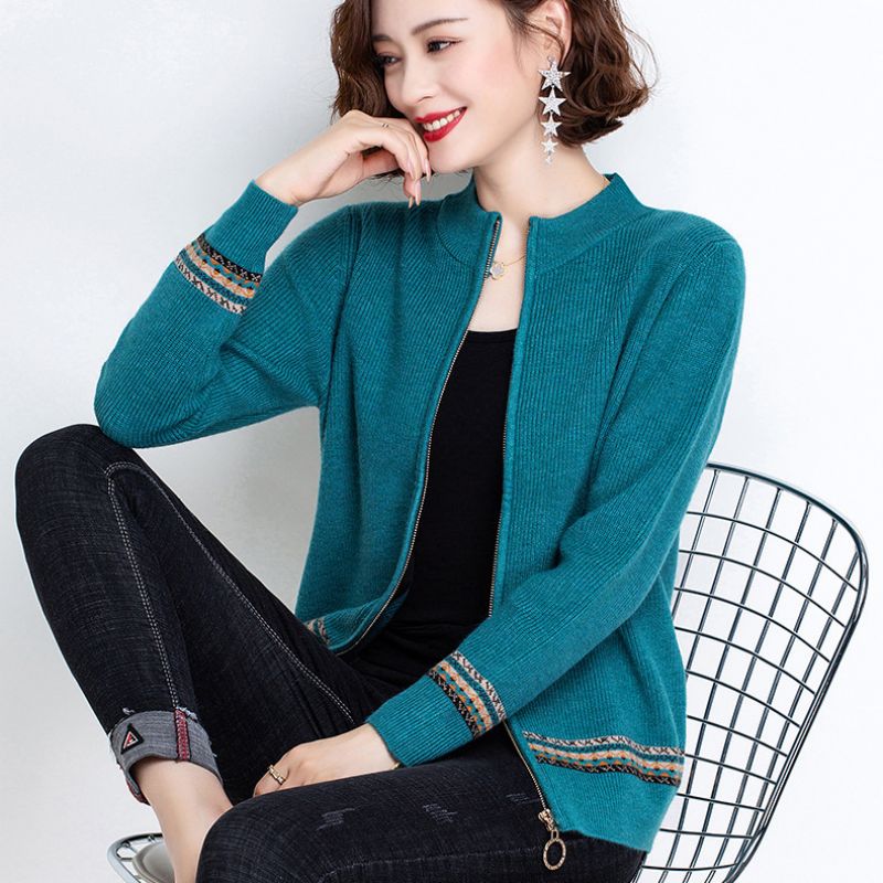 Strik Cardigan Dame Sweater 2023 Kort